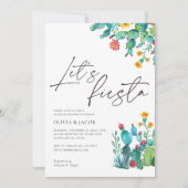 Laten we Fiesta Mexicaanse koppels douchen Kaart (Voorkant)