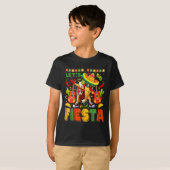 Laten we Fiesta Mexicaanse Toco Dabbing Poncho de  T-shirt (Voorkant volledig)