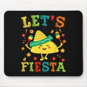 Laten we Fiesta Taco Cinco De Mayo Jongens Mannen  Muismat