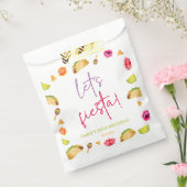 Laten we Fiesta Taco Mexicaans Fiesta Verjaardagsf Bedankzakje (Gezegeld)