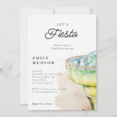 Laten we Fiesta Tequila Bridal Shower Uitnodiging (Voorkant)
