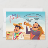 Laten we Fiesta uitnodiging (Voorkant)