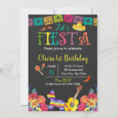 Laten we Fiesta-verjaardagsuitnodiging Kaart (Voorkant)