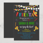 Laten we Fiesta Verlovingsfeest Uitnodiging (Voorkant / Achterkant)