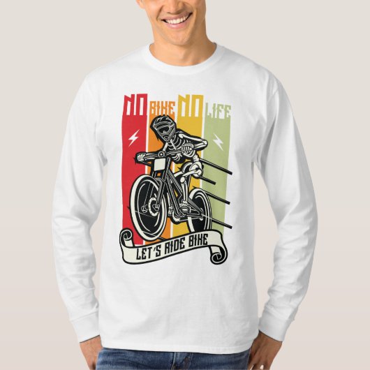 Laten we fietsen t-shirt (Voorkant)