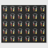 Laten we Fizzical Funny Soda Pop Pun Dark BG halen Cadeaupapier (Vlak)