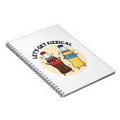 Laten we Fizziek worden Funny Frisdrank Grap Notitieboek (Rechterzijde)