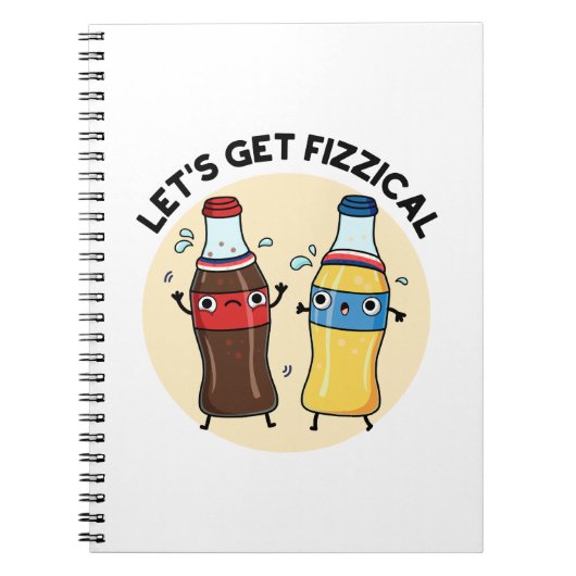 Laten we Fizziek worden Funny Frisdrank Grap Notitieboek (Voorkant)
