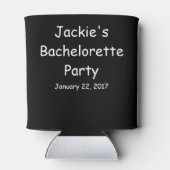 Laten we flamingle bachelorette koelbox party blikjeskoeler (Achterkant)