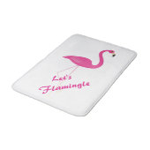 Laten we Flamingle Bath Matt Flamingle Badmat (Gekanteld)