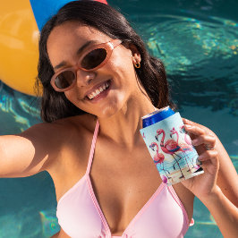 Laten we Flamingle Beach Party Blikjeskoeler