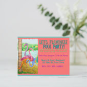 Laten we Flamingle! Briefkaart (Staand voorkant)