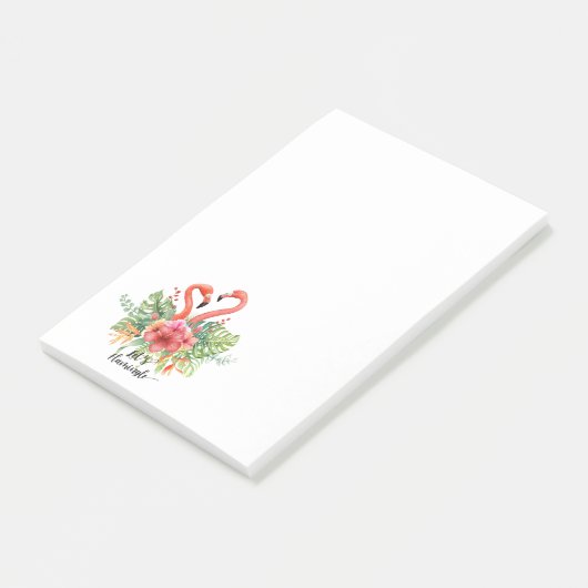 Laten we Flamingle doen  Post-it® Notes (Schuin)