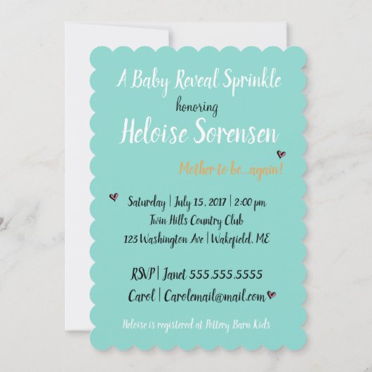 Laten we Flamingle Flamingo Baby Party Kaart (Achterkant)