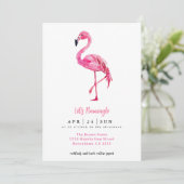 Laten we Flamingle Flamingo Cocktails maken Kaart (Staand voorkant)