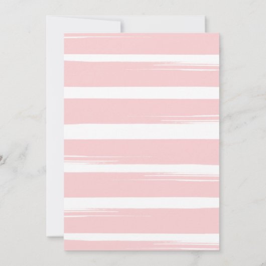 Laten we Flamingle Flamingo Invitation Kaart (Achterkant)