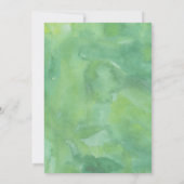 Laten we Flamingle Flamingo Party Invitation Kaart (Achterkant)