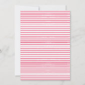 Laten we Flamingle Flamingo Tropical Baby shower a Kaart (Achterkant)