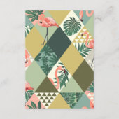 Laten we Flamingle | Flamingo Verjaardag Bedankt (Achterkant)