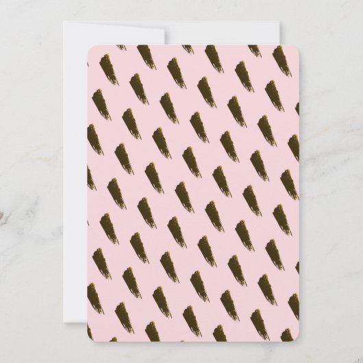 Laten we flamingle framingo meisje roze verjaardag kaart (Achterkant)