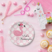 Laten we flamingle... papieren bordje (Feest)