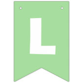 Laten we Flamingle Roze Meisje Tropische Verjaarda Vlaggetjes (Tweede vlag)