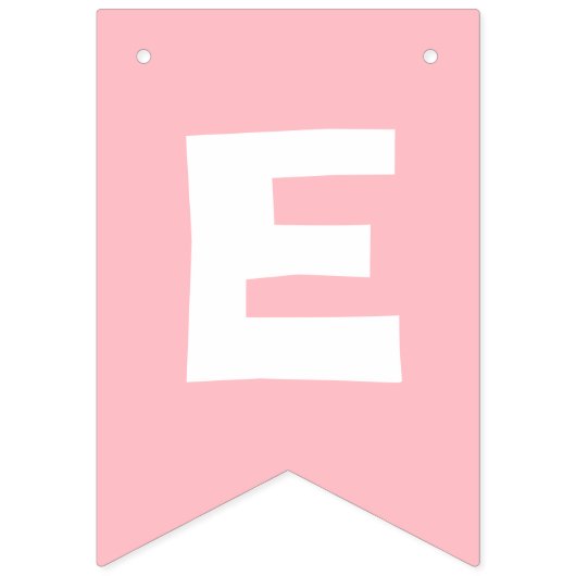 Laten we Flamingle Roze Meisje Tropische Verjaarda Vlaggetjes (Derde vlag)