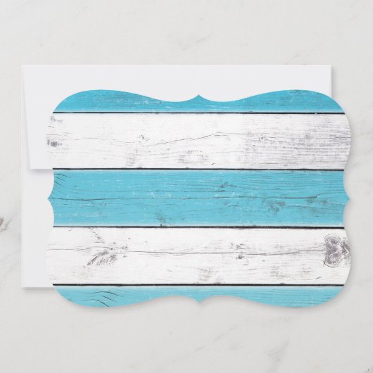 Laten we Flamingle Striped Verjaardagsfeestje Uitn Kaart (Achterkant)