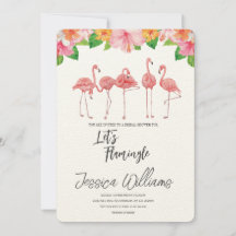 Laten we Flamingle! Tropische Bruiloft Feest