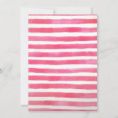 Laten we Flamingle! Uitnodiging voor poolpartijen (Achterkant)