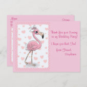 Laten we Flamingo doen Briefkaart (Voorkant / Achterkant)