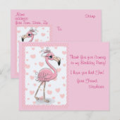 Laten we Flamingo hebben Briefkaart (Voorkant / Achterkant)