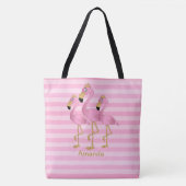 Laten we Flamingo hebben Tote Bag (Voorkant)