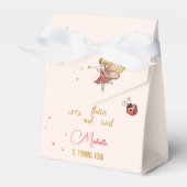 Laten we flutter en draai, feestdag bedankdoosjes (Voorkant Zijde)