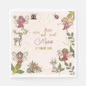 Laten we flutter en draai, feestdag servet (Voorkant)