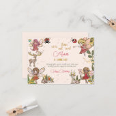 Laten we flutter en vrolijk worden. kaart (Voorkant / Achterkant in situ)