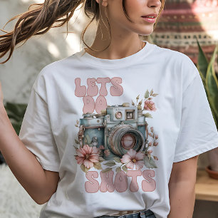 Laten we foto's maken Fotografie T-shirt