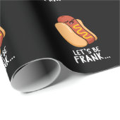 Laten we Frank Funny zijn, Frankfurter Pun Dark BG Cadeaupapier (Rol Hoek)