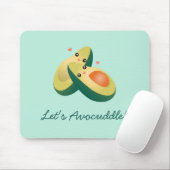 Laten we Funny Cute Avocados Pun Humor vermijden Muismat (Met muis)