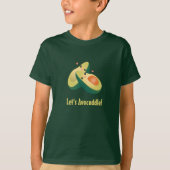 Laten we Funny Cute Avocados Pun Humor vermijden T-shirt (Voorkant)