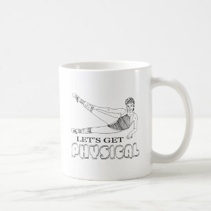 Laten we fysiek worden koffiemok