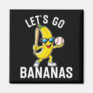 Laten we gaan banaan lange mouw magneet