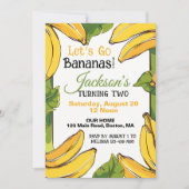 Laten we gaan bananen elke leeftijd verjaardagsfee kaart (Voorkant)
