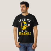 Laten we gaan Bananen Grappige Banaan T-shirt (Voorkant volledig)
