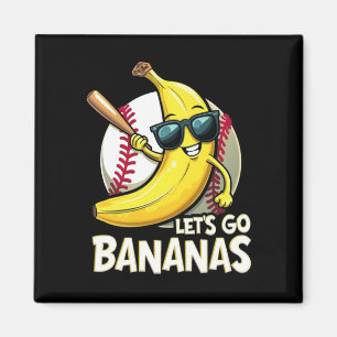 Laten we gaan Bananen Grappige Bananenliefhebber Magneet