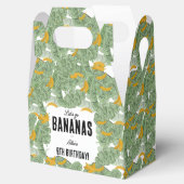 Laten we gaan Bananen Tropische Verjaardag Thema Bedankdoosjes (Geopend)