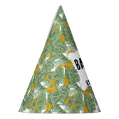 Laten we gaan Bananen Tropische Verjaardag Thema Feesthoedjes (Links)