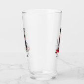 Laten we gaan! Black Lab Labrador Retriever Cute Glas (Rechts)