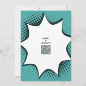 Laten we gaan bowlen 10e verjaardag feestuitnodigi kaart (Achterkant)