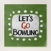 Laten we gaan Bowling Jigsaw Puzzel